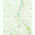 United States Geological Survey Camden, MI-IN (1992, 24000-Scale) digital map
