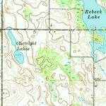 United States Geological Survey Camden, MI-IN (1992, 24000-Scale) digital map