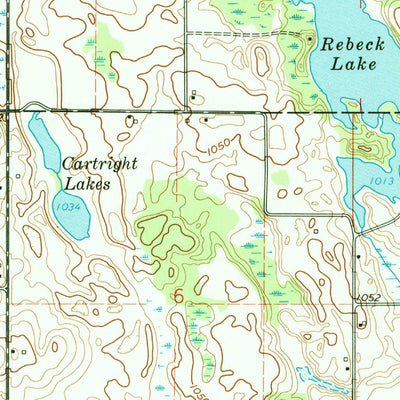 United States Geological Survey Camden, MI-IN (1992, 24000-Scale) digital map