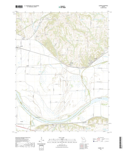 United States Geological Survey Camden, MO (2021, 24000-Scale) digital map