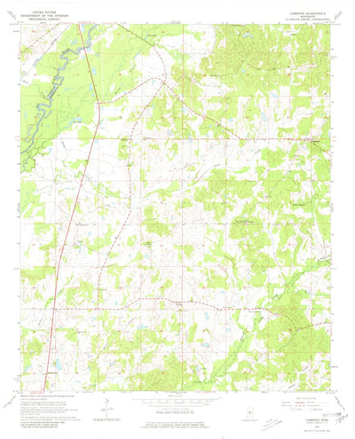 United States Geological Survey Camden, MS (1964, 24000-Scale) digital map