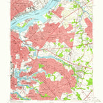 United States Geological Survey Camden, NJ-PA (1949, 24000-Scale) digital map