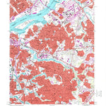 United States Geological Survey Camden, NJ-PA (1995, 24000-Scale) digital map
