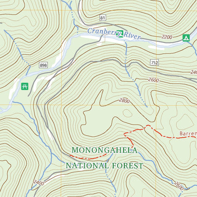 United States Geological Survey Camden On Gauley, WV (2023, 24000-Scale) digital map