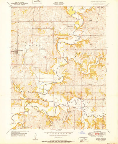 United States Geological Survey Camden Point, MO (1951, 24000-Scale) digital map