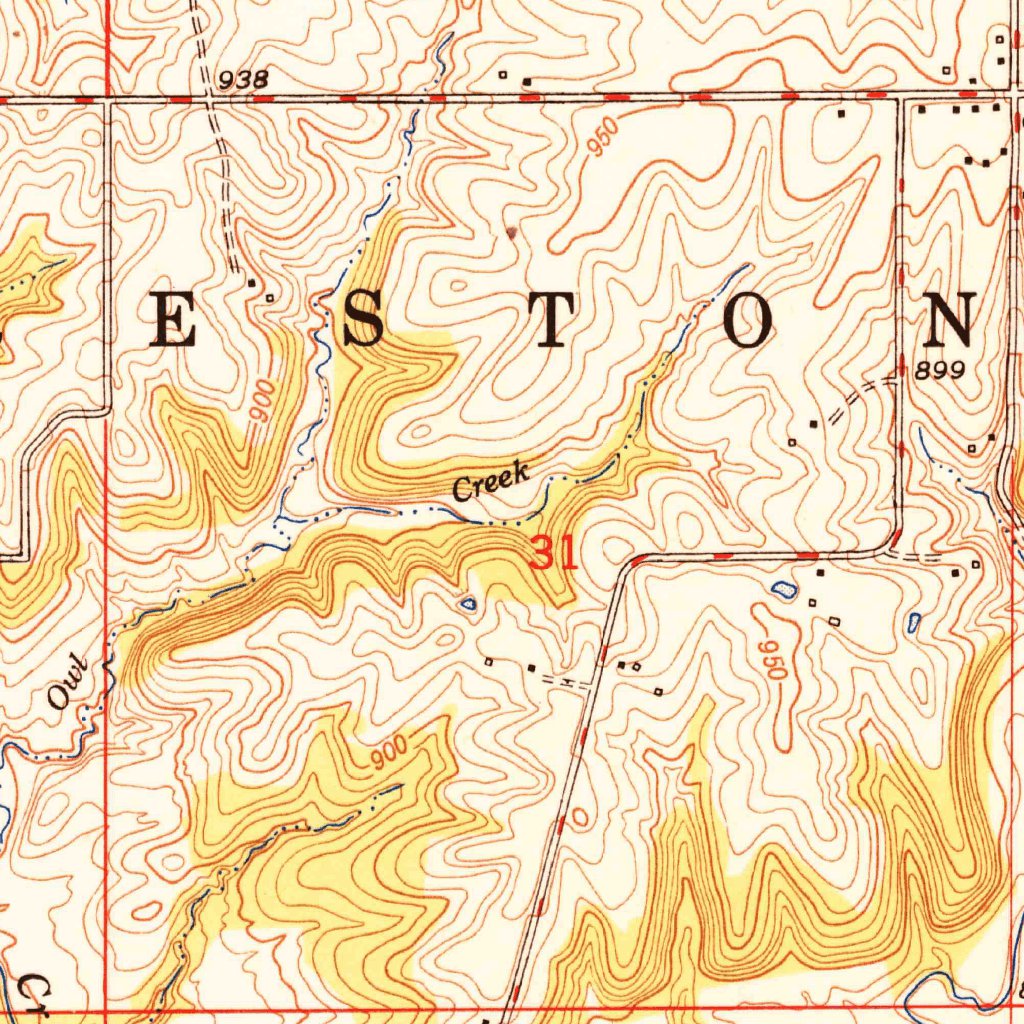Camden Point, MO (1951, 24000Scale) Map by United States Geological