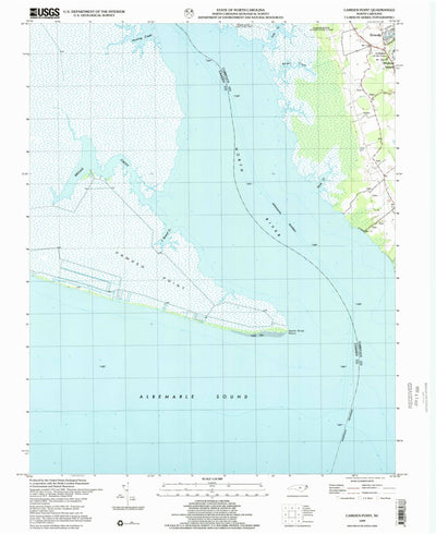 United States Geological Survey Camden Point, NC (1999, 24000-Scale) digital map