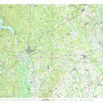 United States Geological Survey Camden, SC (1986, 100000-Scale) digital map