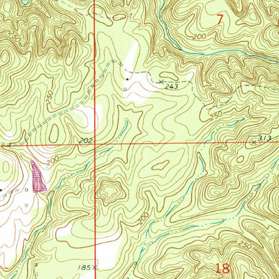 United States Geological Survey Camden South, AL (1973, 24000-Scale) digital map