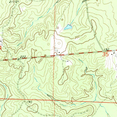 United States Geological Survey Camden SW, AR (1971, 24000-Scale) digital map