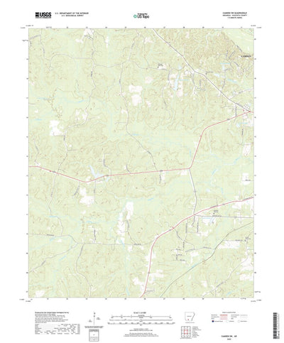 United States Geological Survey Camden SW, AR (2020, 24000-Scale) digital map