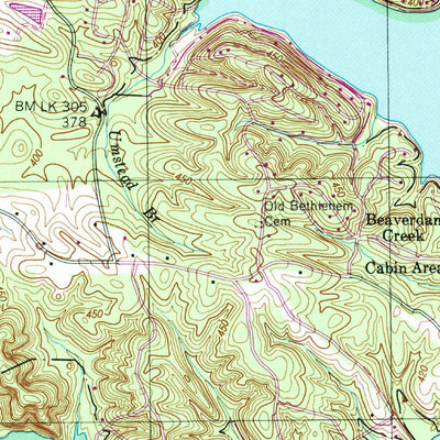 United States Geological Survey Camden, TN (1950, 24000-Scale) digital map