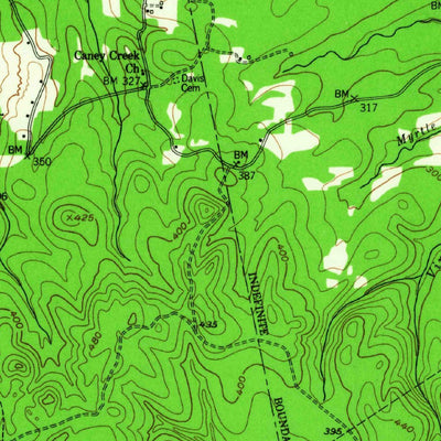 United States Geological Survey Camden, TX (1955, 62500-Scale) digital map