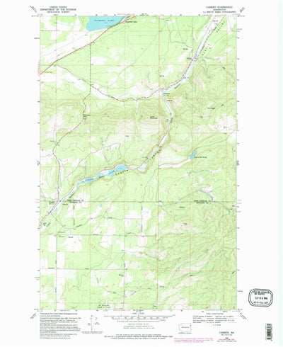 United States Geological Survey Camden, WA (1968, 24000-Scale) digital map