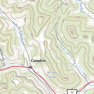 United States Geological Survey Camden, WV (2023, 24000-Scale) digital map