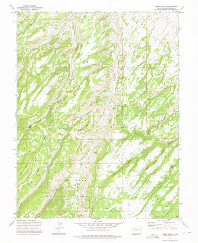 United States Geological Survey Camel Back, CO (1973, 24000-Scale) digital map