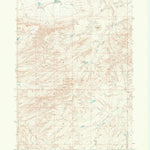United States Geological Survey Camel Hump Reservoir, WY (1968, 24000-Scale) digital map