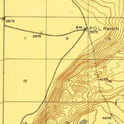 United States Geological Survey Camel Mountain, NM (1917, 62500-Scale) digital map