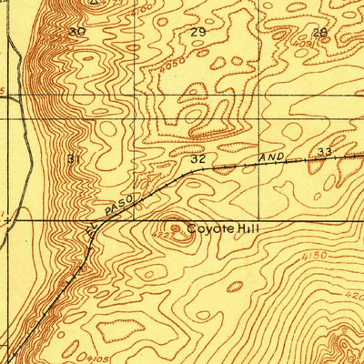 United States Geological Survey Camel Mountain, NM (1917, 62500-Scale) digital map