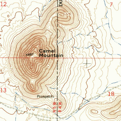 United States Geological Survey Camel Mountain, NM (1965, 24000-Scale) digital map