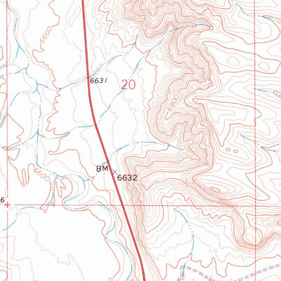 United States Geological Survey Camel Rock, WY (1968, 24000-Scale) digital map