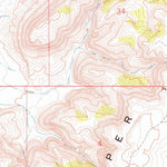 United States Geological Survey Camel Rock, WY (1968, 24000-Scale) digital map