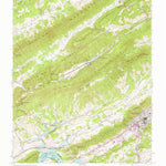 United States Geological Survey Camelot, TN (1961, 24000-Scale) digital map