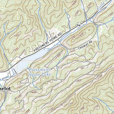 United States Geological Survey Camelot, TN (2022, 24000-Scale) digital map