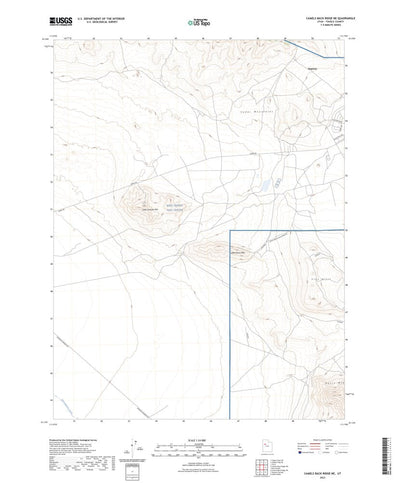 United States Geological Survey Camels Back Ridge NE, UT (2023, 24000-Scale) digital map