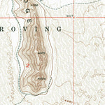 United States Geological Survey Camels Back Ridge SW, UT (1993, 24000-Scale) digital map