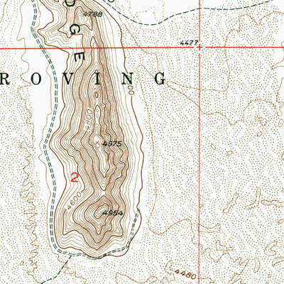 United States Geological Survey Camels Back Ridge SW, UT (1993, 24000-Scale) digital map