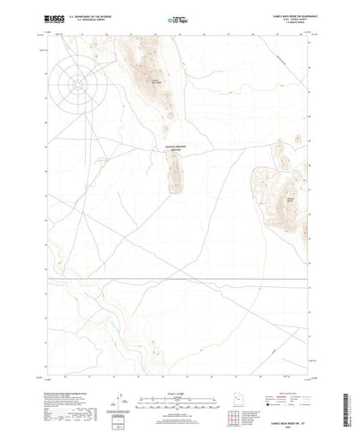 United States Geological Survey Camels Back Ridge SW, UT (2020, 24000-Scale) digital map