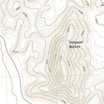 United States Geological Survey Camels Back Ridge SW, UT (2020, 24000-Scale) digital map