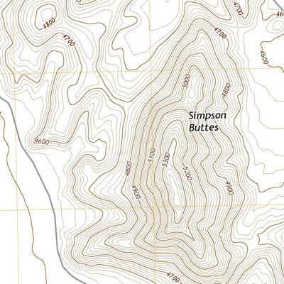 United States Geological Survey Camels Back Ridge SW, UT (2020, 24000-Scale) digital map