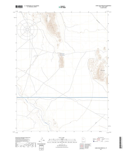 United States Geological Survey Camels Back Ridge SW, UT (2023, 24000-Scale) digital map