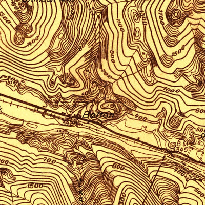 United States Geological Survey Camels Hump, VT (1921, 48000-Scale) digital map