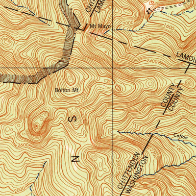 United States Geological Survey Camels Hump, VT (1944, 62500-Scale) digital map