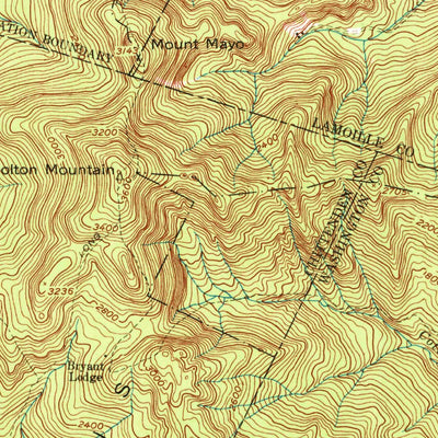 United States Geological Survey Camels Hump, VT (1948, 62500-Scale) digital map