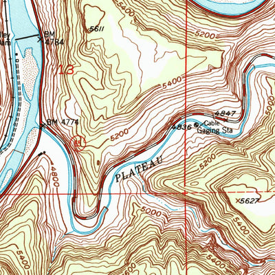 United States Geological Survey Cameo, CO (1955, 24000-Scale) digital map