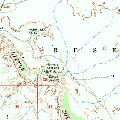 United States Geological Survey Cameron, AZ (1955, 62500-Scale) digital map