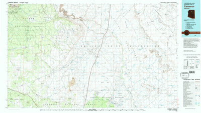 United States Geological Survey Cameron, AZ (1982, 100000-Scale) digital map