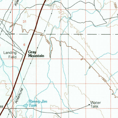 United States Geological Survey Cameron, AZ (1982, 100000-Scale) digital map