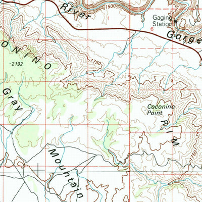 United States Geological Survey Cameron, AZ (1982, 100000-Scale) digital map