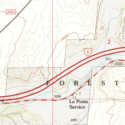 United States Geological Survey Cameron Corners, CA (1997, 24000-Scale) digital map