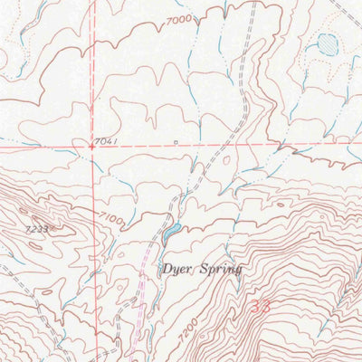 United States Geological Survey Cameron Creek, WY (1961, 24000-Scale) digital map