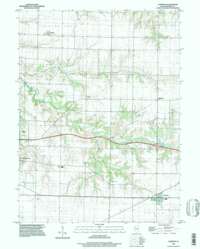 United States Geological Survey Cameron, IL (1996, 24000-Scale) digital map