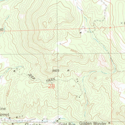 United States Geological Survey Cameron Mountain, CO (1983, 24000-Scale) digital map