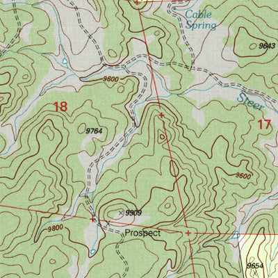 United States Geological Survey Cameron Mountain, CO (1994, 24000-Scale) digital map