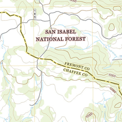 United States Geological Survey Cameron Mountain, CO (2022, 24000-Scale) digital map