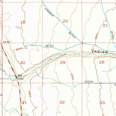 United States Geological Survey Cameron, MT (1950, 62500-Scale) digital map